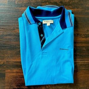 Beautiful Blue Men’s Burberry Polo